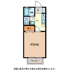 プレジュールコスモスIIAの物件間取画像